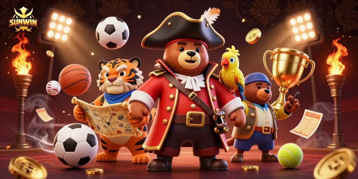 SUNWIN offers thrilling gaming adventures with dynamic sports elements and captivating characters in an exciting 3D scene.
