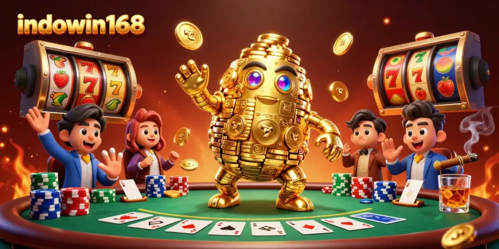 Mainkan indowin168 di dunia kasino virtual dengan golem emas dan permainan poker seru.