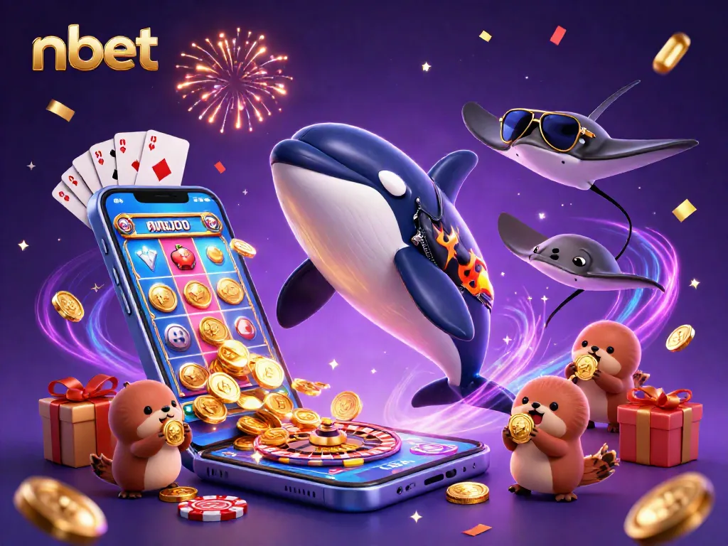 Engage with exciting gaming action at nbet featuring colorful slot games and ocean-themed characters.