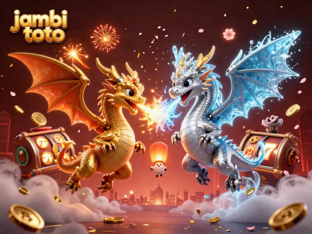 Experience the excitement of jambi toto with dynamic 3D dragons and thrilling casino elements.