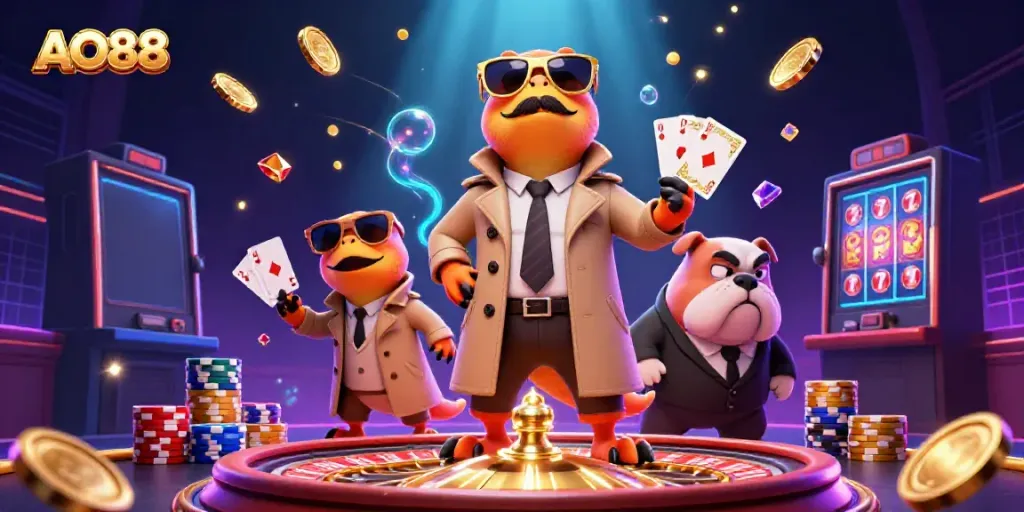 Join the fun at AO88 Casino with raptors in disguises and lucky slots!